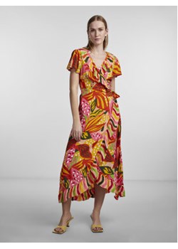 YAS Sukienka 26030429 Pomarańczowy Regular Fit ze sklepu MODIVO w kategorii Sukienki - zdjęcie 168659834