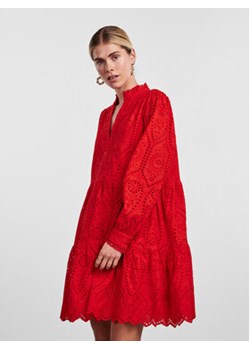 YAS Sukienka 26027162 Czerwony Regular Fit ze sklepu MODIVO w kategorii Sukienki - zdjęcie 168659984