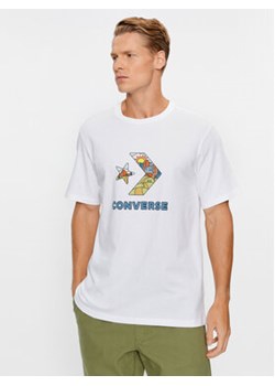Converse T-Shirt Star Chevron Block Infill Ss Tee 10025280-A02 Biały Regular Fit ze sklepu MODIVO w kategorii T-shirty męskie - zdjęcie 168660394