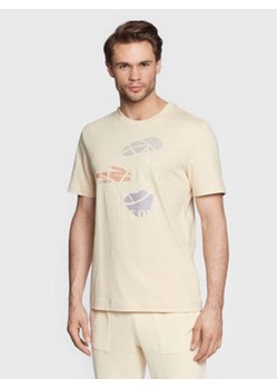 Outhorn T-Shirt TTSHM098 Écru Regular Fit ze sklepu MODIVO w kategorii T-shirty męskie - zdjęcie 168660580