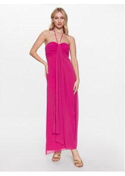 NAF NAF Sukienka Laurora XENR41 Różowy Regular Fit ze sklepu MODIVO w kategorii Sukienki - zdjęcie 168660940
