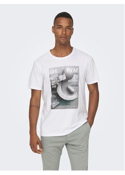 Only & Sons T-Shirt 22026378 Biały Regular Fit ze sklepu MODIVO w kategorii T-shirty męskie - zdjęcie 168661124
