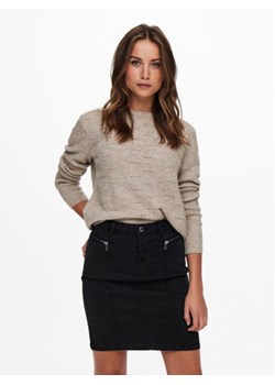 ONLY Sweter 15234745 Beżowy Regular Fit ze sklepu MODIVO w kategorii Swetry damskie - zdjęcie 168661194