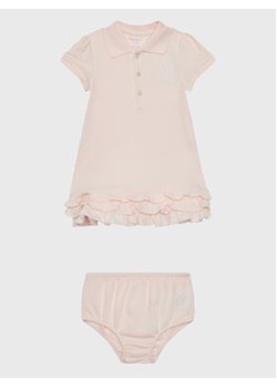 Polo Ralph Lauren Sukienka codzienna 310532491 Różowy Regular Fit ze sklepu MODIVO w kategorii Sukienki niemowlęce - zdjęcie 168661553