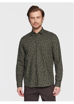 Sisley Koszula 5QNUSQ018 Zielony Regular Fit ze sklepu MODIVO w kategorii Koszule męskie - zdjęcie 168661603