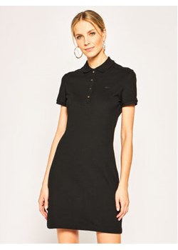 Lacoste Sukienka codzienna EF5473 Czarny Slim Fit ze sklepu MODIVO w kategorii Sukienki - zdjęcie 168661741