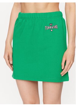 Chiara Ferragni Spódnica dresowa 74CBET01 Zielony Regular Fit ze sklepu MODIVO w kategorii Spódnice - zdjęcie 168662054