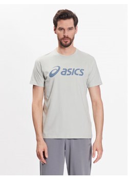 Asics T-Shirt Big Logo 2031A978 Zielony Regular Fit ze sklepu MODIVO w kategorii T-shirty męskie - zdjęcie 168662072
