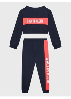Calvin Klein Underwear Piżama G80G800584 Granatowy Regular Fit ze sklepu MODIVO w kategorii Piżamy dziecięce - zdjęcie 168662344
