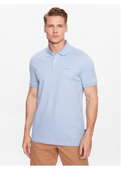 Boss Polo 50468301 Niebieski Regular Fit ze sklepu MODIVO w kategorii T-shirty męskie - zdjęcie 168662362