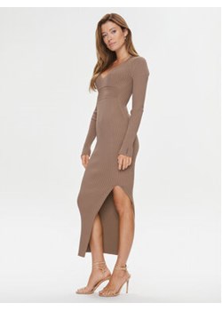 Calvin Klein Sukienka dzianinowa K20K205997 Beżowy Slim Fit ze sklepu MODIVO w kategorii Sukienki - zdjęcie 168662541