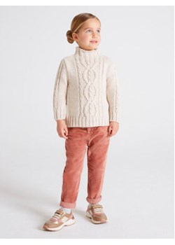 Mayoral Spodnie materiałowe 4504 Różowy Regular Fit ze sklepu MODIVO w kategorii Spodnie dziewczęce - zdjęcie 168662773