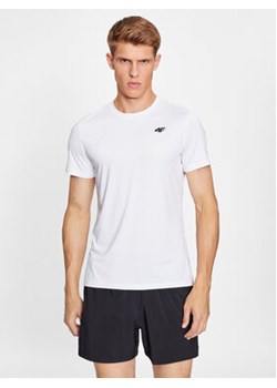 4F Koszulka techniczna 4FAW23TFTSM448 Biały Regular Fit ze sklepu MODIVO w kategorii T-shirty męskie - zdjęcie 168663271