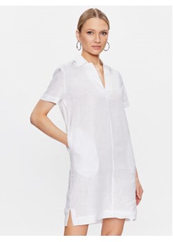 Calvin Klein Sukienka codzienna K20K205604 Biały Regular Fit ze sklepu MODIVO w kategorii Sukienki - zdjęcie 168663351