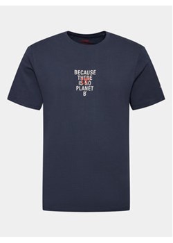 Ecoalf T-Shirt Crocaalf GATSCROCA8034MW22 Granatowy Regular Fit ze sklepu MODIVO w kategorii T-shirty męskie - zdjęcie 168663560