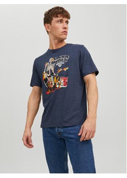 Jack&Jones T-Shirt Beach Bone 12234309 Granatowy Standard Fit ze sklepu MODIVO w kategorii T-shirty męskie - zdjęcie 168664183