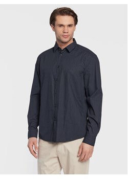 Sisley Koszula 5QNUSQ018 Granatowy Regular Fit ze sklepu MODIVO w kategorii Koszule męskie - zdjęcie 168664352