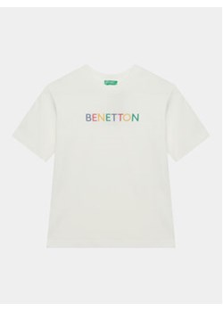 United Colors Of Benetton T-Shirt 3BL0C10DY Biały Regular Fit ze sklepu MODIVO w kategorii T-shirty chłopięce - zdjęcie 168664494