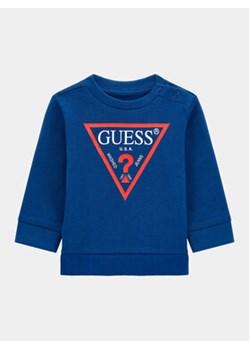 Guess Bluza Ls Fleece Core N73Q10 KAUG0 Granatowy Regular Fit ze sklepu MODIVO w kategorii Bluzy chłopięce - zdjęcie 168664712