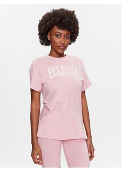 Ellesse T-Shirt Tressa SGR17859 Różowy Regular Fit ze sklepu MODIVO w kategorii Bluzki damskie - zdjęcie 168664920