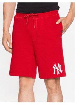 47 Brand Szorty sportowe New York Yankees Imprint 47 Helix Shorts Czerwony Regular Fit ze sklepu MODIVO w kategorii Spodenki męskie - zdjęcie 168664980