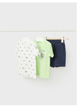 Mayoral Komplet t-shirt, top i spodenki 1645 Kolorowy Regular Fit ze sklepu MODIVO w kategorii Komplety niemowlęce - zdjęcie 168665244