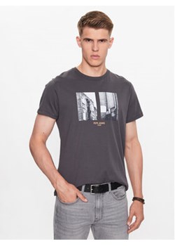 Pepe Jeans T-Shirt Worth PM508956 Szary Regular Fit ze sklepu MODIVO w kategorii T-shirty męskie - zdjęcie 168665640