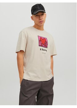 Jack&Jones T-Shirt Keith Haring 12230685 Beżowy Relaxed Fit ze sklepu MODIVO w kategorii T-shirty męskie - zdjęcie 168665894