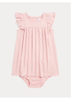 Polo Ralph Lauren Sukienka letnia 310900335001 Różowy Regular Fit ze sklepu MODIVO w kategorii Body niemowlęce - zdjęcie 168666804