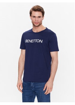 United Colors Of Benetton T-Shirt 3I1XU100A Granatowy Regular Fit ze sklepu MODIVO w kategorii T-shirty męskie - zdjęcie 168667021