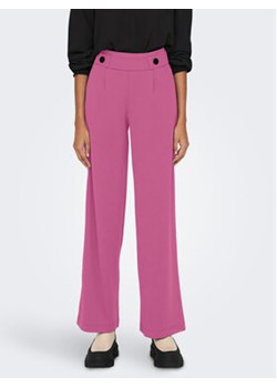 JDY Spodnie materiałowe Geggo 15208430 Różowy Wide Leg ze sklepu MODIVO w kategorii Spodnie damskie - zdjęcie 168667154