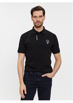 KARL LAGERFELD Polo 745401 541233 Czarny Regular Fit ze sklepu MODIVO w kategorii T-shirty męskie - zdjęcie 168667231