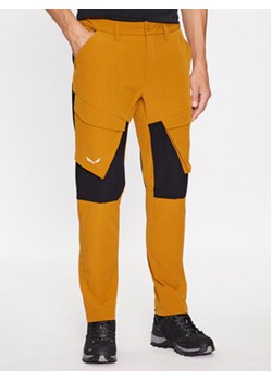 Salewa Spodnie materiałowe Puez Dst 00-0000028482 Brązowy Regular Fit ze sklepu MODIVO w kategorii Spodnie męskie - zdjęcie 168667512