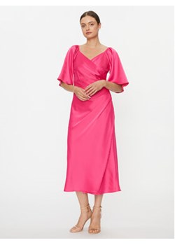 YAS Sukienka koktajlowa 26031519 Różowy Regular Fit ze sklepu MODIVO w kategorii Sukienki - zdjęcie 168667543