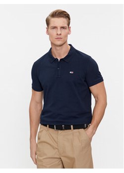 Tommy Jeans Polo DM0DM18312 Granatowy Slim Fit ze sklepu MODIVO w kategorii T-shirty męskie - zdjęcie 168667911