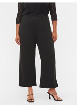 Zizzi Spodnie materiałowe V90132A Czarny Loose Fit ze sklepu MODIVO w kategorii Spodnie damskie - zdjęcie 168668013