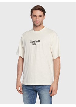Redefined Rebel T-Shirt Marcel 211158 Écru Regular Fit ze sklepu MODIVO w kategorii T-shirty męskie - zdjęcie 168668362