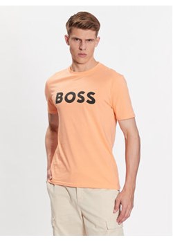 Boss T-Shirt 50481923 Pomarańczowy Regular Fit ze sklepu MODIVO w kategorii T-shirty męskie - zdjęcie 168668443