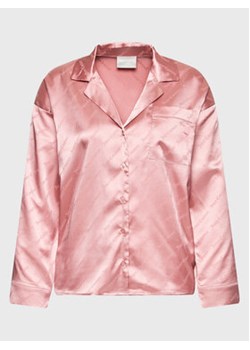 Juicy Couture Koszulka piżamowa Paquita Monogram JCLK222018 Różowy Regular Fit ze sklepu MODIVO w kategorii Piżamy damskie - zdjęcie 168668661