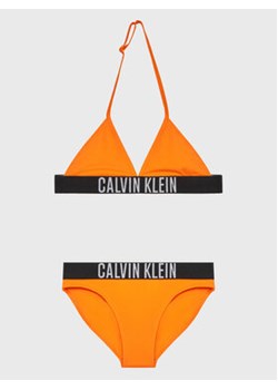 Calvin Klein Swimwear Strój kąpielowy KY0KY00026 Pomarańczowy ze sklepu MODIVO w kategorii Stroje kąpielowe - zdjęcie 168668904