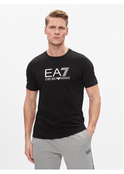 EA7 Emporio Armani T-Shirt 3DPT71 PJM9Z 1200 Czarny Regular Fit ze sklepu MODIVO w kategorii T-shirty męskie - zdjęcie 168669032