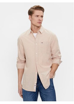 Tommy Jeans Koszula DM0DM18962 Beżowy Regular Fit ze sklepu MODIVO w kategorii Koszule męskie - zdjęcie 168669433