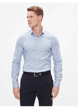 Calvin Klein Koszula K10K112305 Niebieski Slim Fit ze sklepu MODIVO w kategorii Koszule męskie - zdjęcie 168669720