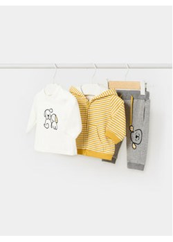 Mayoral Komplet bluza, bluzka i spodnie 2.686 Żółty Regular Fit ze sklepu MODIVO w kategorii Komplety niemowlęce - zdjęcie 168669760