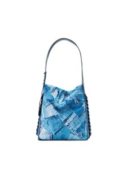 Desigual Torebka 23WAXY13 Niebieski ze sklepu MODIVO w kategorii Torby Shopper bag - zdjęcie 168670321