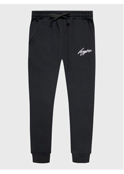 HYPE Spodnie dresowe YVLR-421 Czarny Regular Fit ze sklepu MODIVO w kategorii Spodnie chłopięce - zdjęcie 168670621