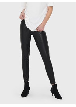 ONLY Legginsy Cool Coated 15187844 Czarny Extra Slim Fit ze sklepu MODIVO w kategorii Spodnie damskie - zdjęcie 168671330