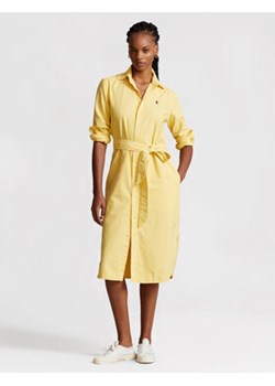 Polo Ralph Lauren Sukienka koszulowa N Cory Dr 211928808002 Żółty Straight Fit ze sklepu MODIVO w kategorii Sukienki - zdjęcie 168671454