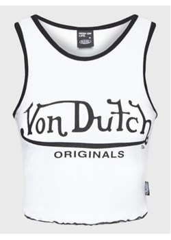 Von Dutch Top Ashley 6231065 Biały Slim Fit ze sklepu MODIVO w kategorii Bluzki damskie - zdjęcie 168671462