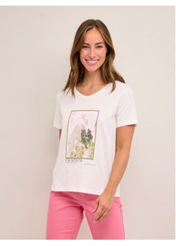 Cream T-Shirt Sanna 10611287 Biały Regular Fit ze sklepu MODIVO w kategorii Bluzki damskie - zdjęcie 168672063